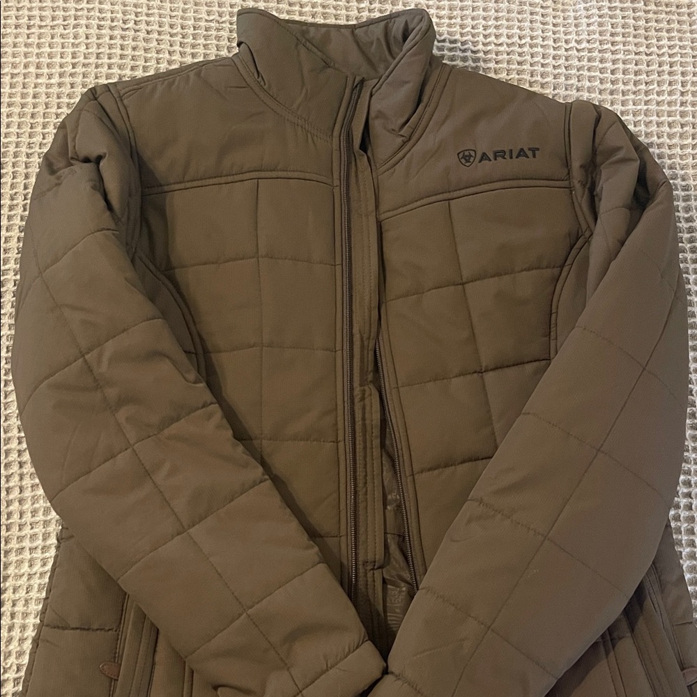 Ariat Brown Quilted Utility Jacket
